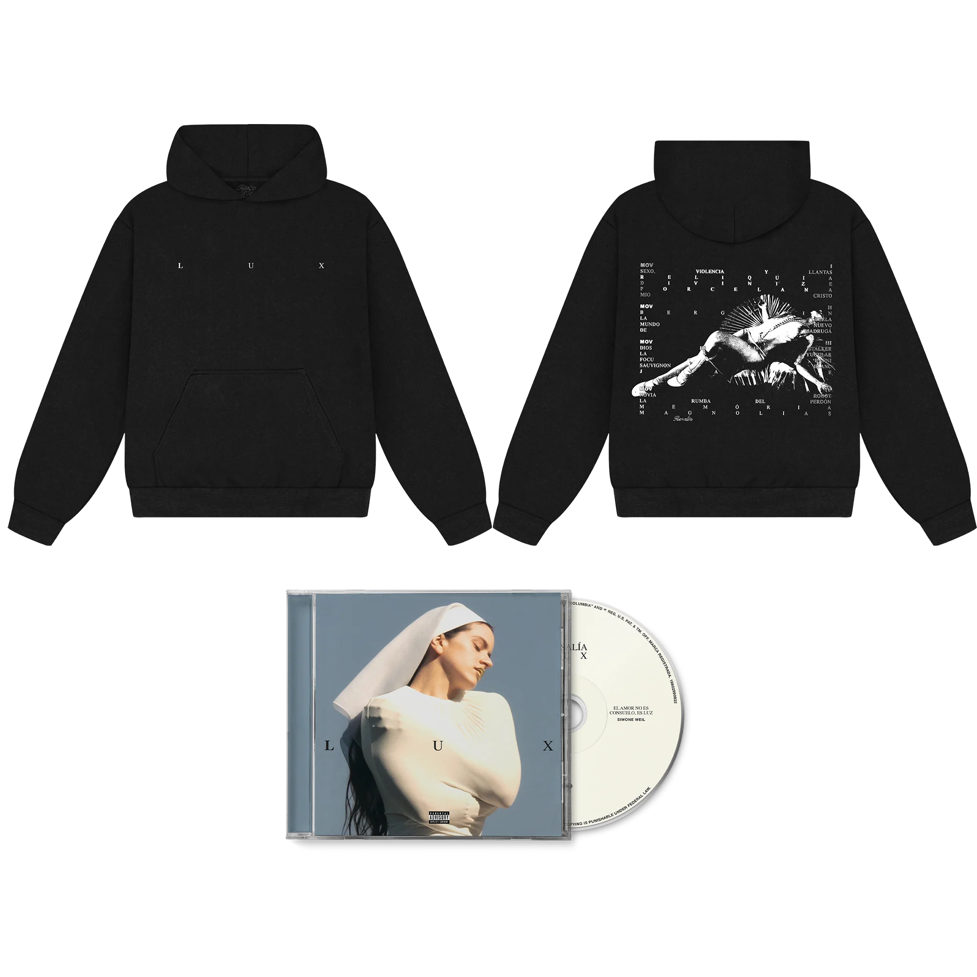 LUX LOGO HOODIE & CD
